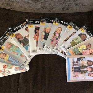Patterns for 18” dolls (American Girl, Our Generation)